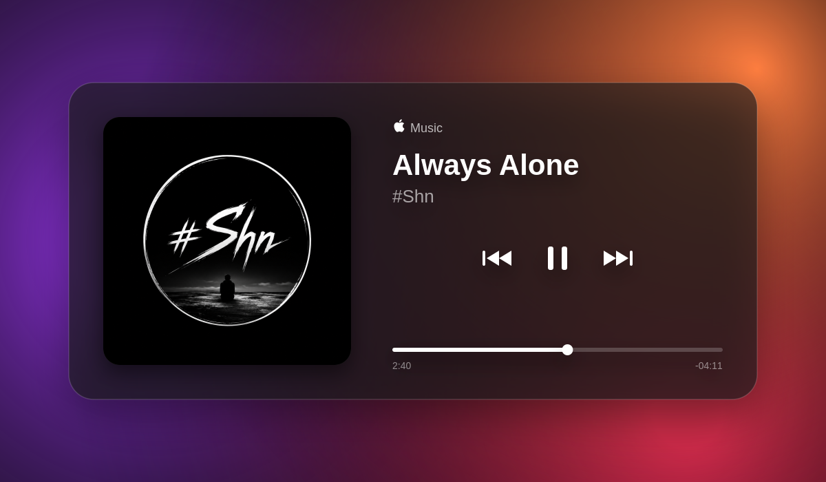 Preview Apple Music Card